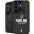 NBA Portland Trail Blazers Distressed Galaxy S25 Kickstand Case